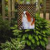 English Toy Spaniel Candy Corn Halloween Garden Flag