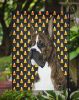 Boxer #2 Candy Corn Halloween Garden Flag