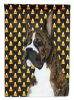 Boxer #2 Candy Corn Halloween Garden Flag