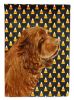 Sussex Spaniel Candy Corn Halloween Garden Flag