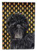 Affenpinscher Candy Corn Halloween Garden Flag