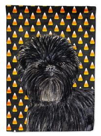 Affenpinscher Candy Corn Halloween Garden Flag