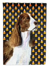 Springer Spaniel #2 Candy Corn Halloween Garden Flag