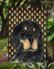 Gordon Setter Candy Corn Halloween Garden Flag