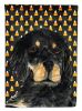Gordon Setter Candy Corn Halloween Garden Flag