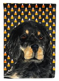 Gordon Setter Candy Corn Halloween Garden Flag