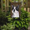 Boston Terrier #2 Candy Corn Halloween Garden Flag