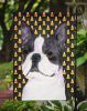 Boston Terrier #2 Candy Corn Halloween Garden Flag