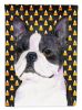Boston Terrier #2 Candy Corn Halloween Garden Flag