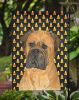 Bullmastiff Candy Corn Halloween Garden Flag