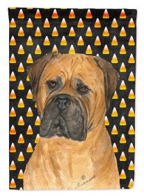 Bullmastiff Candy Corn Halloween Garden Flag