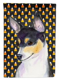 Chihuahua #4 Candy Corn Halloween Garden Flag