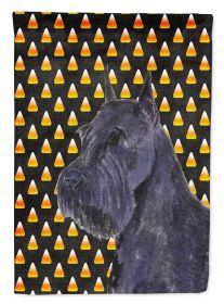 Schnauzer #5 Candy Corn Halloween Garden Flag