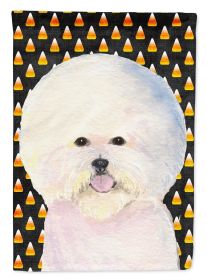 Bichon Frise #2 Candy Corn Halloween Garden Flag