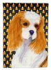 Cavalier King Charles Spaniel #4 Candy Corn Halloween Garden Flag