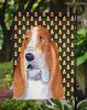 Basset Hound #5 Candy Corn Halloween Garden Flag
