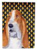 Basset Hound #5 Candy Corn Halloween Garden Flag