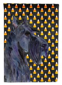 Scottish Terrier #2 Candy Corn Halloween Garden Flag