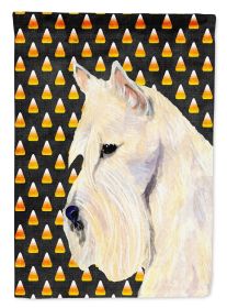 Scottish Terrier #3 Candy Corn Halloween Garden Flag