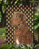 Chesapeake Bay Retriever Candy Corn Halloween Garden Flag