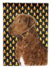 Chesapeake Bay Retriever Candy Corn Halloween Garden Flag