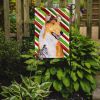 Collie #3 Candy Cane Christmas Garden Flag