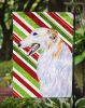 Borzoi/Russian Wolfhound Candy Cane Christmas Garden Flag