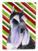 Schnauzer #4 Candy Cane Christmas Garden Flag