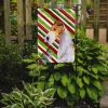 Wire Fox Terrier #2 Candy Cane Christmas Garden Flag