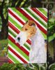 Wire Fox Terrier #2 Candy Cane Christmas Garden Flag