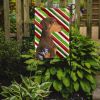 Doberman Pinscher #3 Candy Cane Christmas Garden Flag