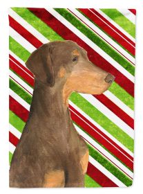 Doberman Pinscher #3 Candy Cane Christmas Garden Flag