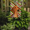 Dachshund #6 Candy Cane Christmas Garden Flag