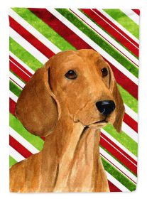 Dachshund #6 Candy Cane Christmas Garden Flag