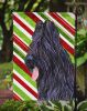 Briard Candy Cane Christmas Garden Flag