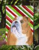 Bulldog #4 Candy Cane Christmas Garden Flag