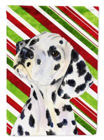 Dalmatian #2 Candy Cane Christmas Garden Flag