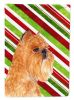 Brussels Griffon #5 Candy Cane Christmas Garden Flag