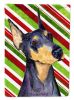 Doberman Pinscher #4 Candy Cane Christmas Garden Flag