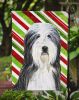 Bearded Collie #2 Candy Cane Christmas Garden Flag