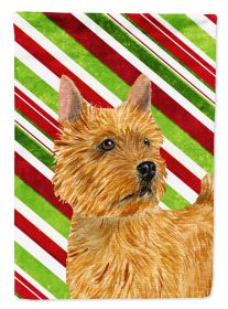 Norwich Terrier #2 Candy Cane Christmas Garden Flag
