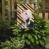 Dandie Dinmont Terrier Candy Cane Christmas Garden Flag