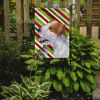 Jack Russell Terrier #2 Candy Cane Christmas Garden Flag