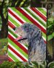 Irish Wolfhound Candy Cane Christmas Garden Flag