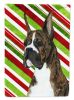 Boxer #2 Candy Cane Christmas Garden Flag