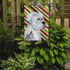 Boxer #3 Candy Cane Christmas Garden Flag