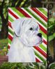 Boxer #3 Candy Cane Christmas Garden Flag