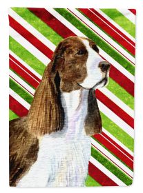 English Springer Spaniel #3 Candy Cane Christmas Garden Flag