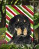 Gordon Setter Candy Cane Christmas Garden Flag