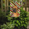 Bullmastiff Candy Cane  Christmas Garden Flag